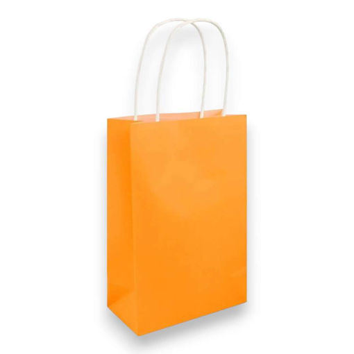 Picture of PAPER PARTY BAG ORANGE